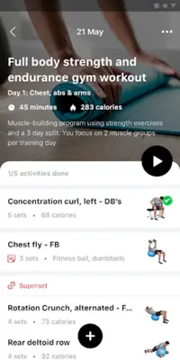 GYM-FIT android App screenshot 1